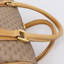 GUCCI Micro GG Supreme Hand Bag PVC 2way Beige Gold 67 02 4422 Auth ep16253-14