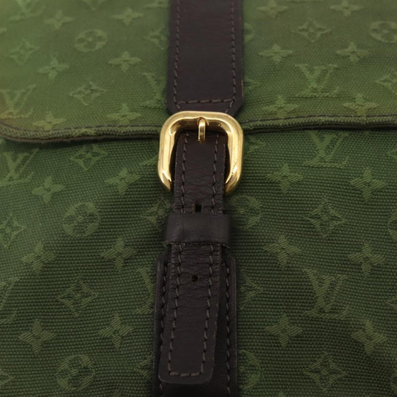LOUIS VUITTON Monogram Mini Sac Maman Bag TST Khaki M42351 LV Auth ep16254