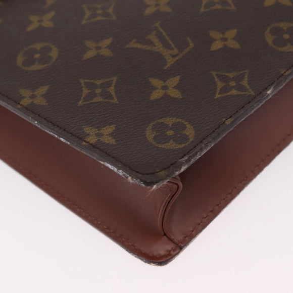 LOUIS VUITTON Monogram Porte Documents Bandouliere Bag M53338 LV Auth ep16259A