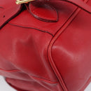GUCCI Bamboo Backpack Leather Red Gold 003 2058 0016 Auth ep16261-19