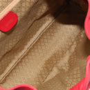 GUCCI Bamboo Backpack Leather Red Gold 003 2058 0016 Auth ep16261-11