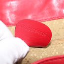 GUCCI Bamboo Backpack Leather Red Gold 003 2058 0016 Auth ep16261-12