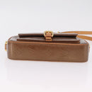 LOUIS VUITTON Monogram Vernis Christy MM Shoulder Bag Bronze M91109 Auth ep16263-5