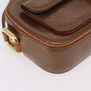 LOUIS VUITTON Monogram Vernis Christy MM Shoulder Bag Bronze M91109 Auth ep16263-15