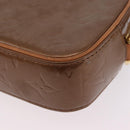 LOUIS VUITTON Monogram Vernis Christy MM Shoulder Bag Bronze M91109 Auth ep16263-18