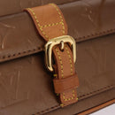 LOUIS VUITTON Monogram Vernis Christy MM Shoulder Bag Bronze M91109 Auth ep16263-20