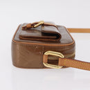 LOUIS VUITTON Monogram Vernis Christy MM Shoulder Bag Bronze M91109 Auth ep16263-3