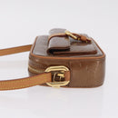 LOUIS VUITTON Monogram Vernis Christy MM Shoulder Bag Bronze M91109 Auth ep16263-4