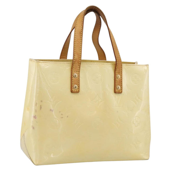 LOUIS VUITTON Monogram Vernis Reade PM Hand Bag Gris M91145 LV Auth ep16265