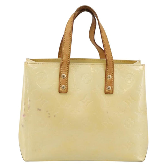 LOUIS VUITTON Monogram Vernis Reade PM Hand Bag Gris M91145 LV Auth ep16265