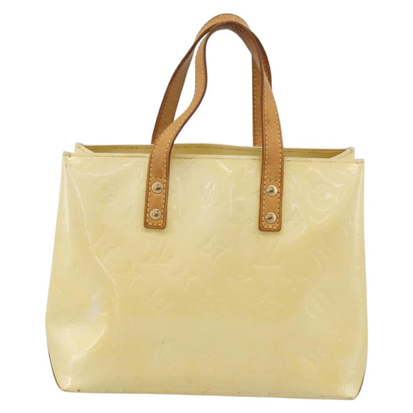 LOUIS VUITTON Monogram Vernis Reade PM Hand Bag Gris M91145 LV Auth ep16265