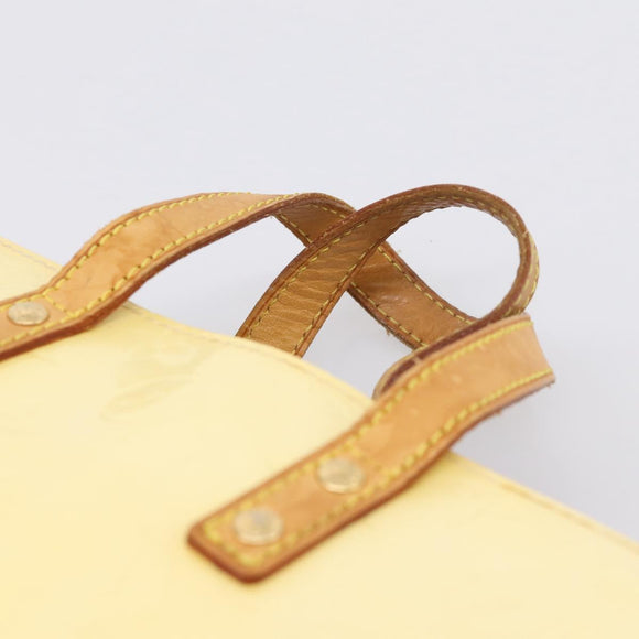 LOUIS VUITTON Monogram Vernis Reade PM Hand Bag Gris M91145 LV Auth ep16265