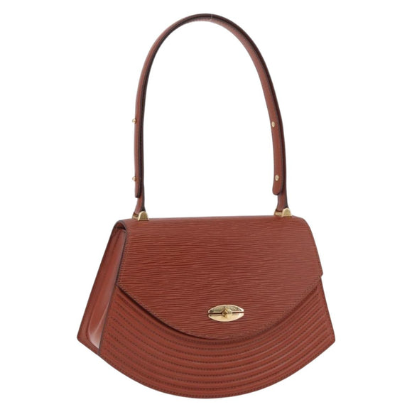LOUIS VUITTON Epi Tilsitt Pouch Brown M52603 LV Auth ep16268A
