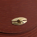 LOUIS VUITTON Epi Tilsitt Pouch Brown M52603 LV Auth ep16268A-20