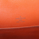 LOUIS VUITTON Epi Tilsitt Pouch Brown M52603 LV Auth ep16268A-23