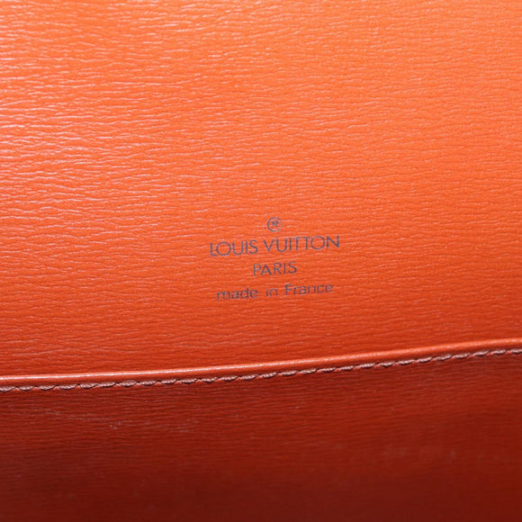 LOUIS VUITTON Epi Tilsitt Pouch Brown M52603 LV Auth ep16268A