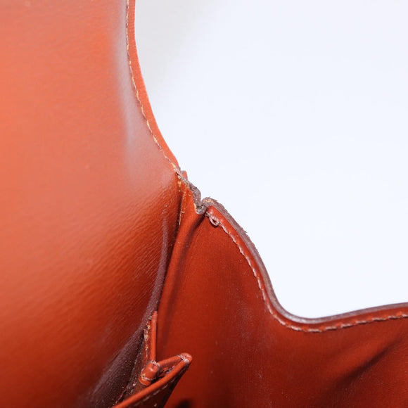 LOUIS VUITTON Epi Tilsitt Pouch Brown M52603 LV Auth ep16268A