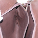 Burberrys Nova Check Shoulder Bag Canvas Beige Gold Auth ep16270-25