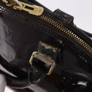 LOUIS VUITTON Monogram Vernis Alma BB Hand Bag Amarante M91678 LV Auth ep16271-16