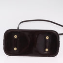 LOUIS VUITTON Monogram Vernis Alma BB Hand Bag Amarante M91678 LV Auth ep16271-8