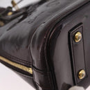LOUIS VUITTON Monogram Vernis Alma BB Hand Bag Amarante M91678 LV Auth ep16271-20