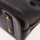 LOUIS VUITTON Monogram Vernis Alma BB Hand Bag Amarante M91678 LV Auth ep16271-21