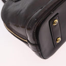 LOUIS VUITTON Monogram Vernis Alma BB Hand Bag Amarante M91678 LV Auth ep16271-22
