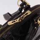 LOUIS VUITTON Monogram Vernis Alma BB Hand Bag Amarante M91678 LV Auth ep16271-25