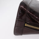 LOUIS VUITTON Monogram Vernis Alma BB Hand Bag Amarante M91678 LV Auth ep16271-6