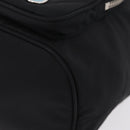 PRADA Hand Bag Nylon Black Silver Auth ep16275V-15