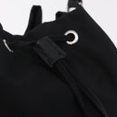 PRADA Hand Bag Nylon Black Silver Auth ep16275V-22