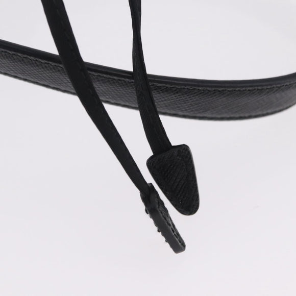 PRADA Hand Bag Nylon Black Silver Auth ep16275V