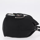 PRADA Hand Bag Nylon Black Silver Auth ep16275V-3