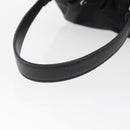 PRADA Hand Bag Nylon Black Silver Auth ep16275V-7