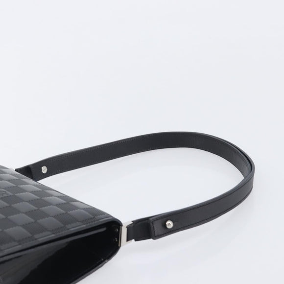 LOUIS VUITTON Damier Vernis Club Shoulder Bag Black M92127 LV Auth ep16276V
