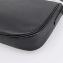Burberrys Shoulder Bag Leather Black Gold Auth ep16277-12