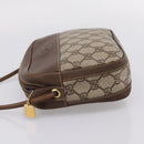 GUCCI GG Supreme Shoulder Bag PVC Beige Gold Auth ep16279-4