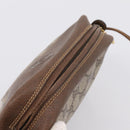 GUCCI GG Supreme Shoulder Bag PVC Beige Gold Auth ep16279-6