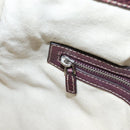 GUCCI Shoulder Bag Leather Wine Red Silver Auth ep16283-20