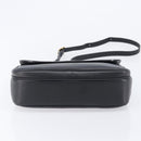 Burberrys Shoulder Bag Leather Black Gold Auth ep16288A-11