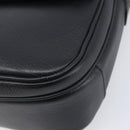 Burberrys Shoulder Bag Leather Black Gold Auth ep16288A-12