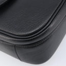 Burberrys Shoulder Bag Leather Black Gold Auth ep16288A-13