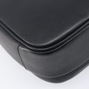 Burberrys Shoulder Bag Leather Black Gold Auth ep16288A-15