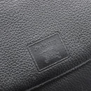 Burberrys Shoulder Bag Leather Black Gold Auth ep16288A-17
