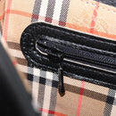 Burberrys Shoulder Bag Leather Black Gold Auth ep16288A-23