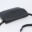 Burberrys Shoulder Bag Leather Black Gold Auth ep16288A-6
