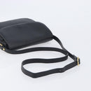 Burberrys Shoulder Bag Leather Black Gold Auth ep16288A-7