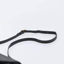 Burberrys Shoulder Bag Leather Black Gold Auth ep16288A-8