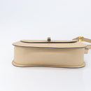 GUCCI Bamboo Shoulder Bag Leather Beige Gold 001 113 1529 Auth ep16289-12