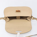 GUCCI Bamboo Shoulder Bag Leather Beige Gold 001 113 1529 Auth ep16289-22